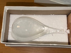 Storm Glass Weather Station Predictor Barometer Medium White Natural Wood In Box