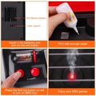 Kids Grill Playset Kitchen Toys With Apron Hat For Cooking Food Smoke Light O   