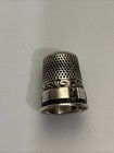 Vintage Sterling Silver Sewing Finger Thimble Size 8 Antique 