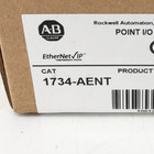 New Allen Bradley 1734-aent Ser  C Point I o Ethernet Adaptor
