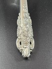 Vintage Wallace Silversmith Silver Ice Scoop - Ornate Floral Handle Baroque