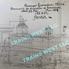 Blue Print Union Iron Works S f  3    4-4-0 Locomotive 43    X 26    Pub0784
