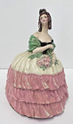 1920s Terre De Retz French Powder Box Made In France Has Wear Maiden Lady