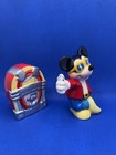 Disney Mickey Mouse And Jukebox Ceramic Salt And Pepper Shakers Rock Roll