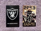 Pocket Schedule Nfl 2008-2013 Multiple Teams Lot Of 10 Different Starter Lot 01