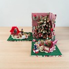 Vintage Artisan Dollhouse Miniature Christmas Toy Diorama