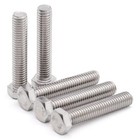 M8 Hex Head Cap Bolts 304 Stainless Steel  Hexagon Head Bolts Length 10mm-100mm