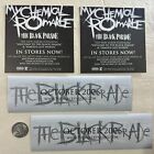 My Chemical Romance The Black Parade 4 Promo Stickers For Cd Gerard Way Mint 