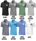 Ink Stitch Design Your Own Custom Logo Texts Stitching Triblend Men Polo Shirts