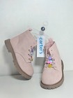 Carter   s Toddler Girls Pink Ankle Boots 8m Us    Sparkly With Charms  Side Zipper
