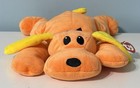 Ty Pillow Pal 14    Woof The Dog  orange Version  Stuffed Animal Plush