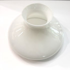 Tam-o-shanter Style Student Cased White Glass Lamp Shade 10  Fitter  12  Bulge