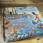 Vintage Eddy Y Island Heritage At The Hukilau Hula Girl Tray Vintage