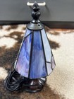Vintage Tiffany Style Stained Glass Mini Lamp Shade  read 