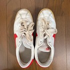 Nike Bruin Leather White X Red Us6 5 1981 Vintage Used Sneakers