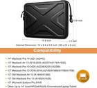 13-14 Inch Hard Shell Laptop Sleeve Case For Chromebook  Macbook Pro 14 2023 M3
