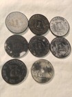 Lot Of 30 Total Sales Tax Tokens From 7 States Small   Large   Plastic 1935