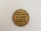 Vintage Belgian Sport Desk Medal Plaque - 10 Championnat De Cross Country 1960 s