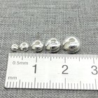 925 Sterling Silver Crimp Cover Beads 2 5mm 3mm 4mm 5mm 6mm
