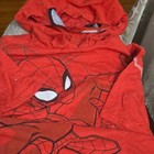 Marvel Spider-man Boys Size 10 Red Pullover Hoodie Graphic Print Long Sleeve