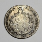 1787 Hungary 1 2 Thaler Joseph Ii Austria Hungary Circulated Silver  k929
