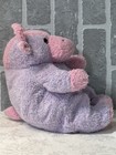 Ty Baby Pillow Pals 11 Inch Purple Moocowbaby Rattle Plush Soft Clean