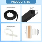 154827601 Dishwasher Door Seal Gasket Combo Door Seal For Frigidaire Kenmore