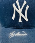 Yogi Berra Signed Yankees Hat With Coa  495020 