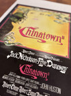 Original 1974 Chinatown Movie Poster 14 25    X 21    Never Folded Incredible Cond