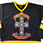 Guns N  Roses Hockey Style Jersey  87 Long Sleeve Black 2012 Men Small Read