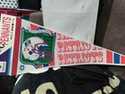 Vintage New England Patriots Nfl Full Size Felt  Pennant 12x30  90s Wincraft