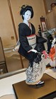 Japanese Doll Geisha Japanese Style Black Kimono Vintage