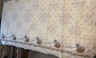 Vintage Rare Find  Goose   Geese Blue Ribbon Set Of 4 Kitchen Curtains
