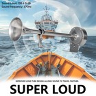 Aolihan Boat Horn 130db Marine Grade Waterproof Stainless Steel For Boat Truck
