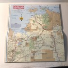 Northern Territory Australia Road Map First Edition - Used  Has Wearing