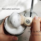 Badger Hair Shaving Brush- Shave Brush For Wet Shave Using Shaving Cream   Soap