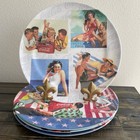 2002 Coca Cola Sakura Melamine Summertime Beach Collectible Plate 11  Diameter