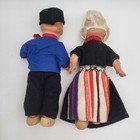 Vintage Composition Boy   Girl Dolls Wood Shoes Made In Holland 7 