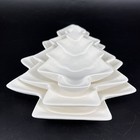 Ready To Paint Nested Christmas Tree Serving Trays Unfinished Ceramic Bisque 3