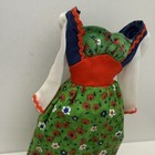 Vintage 1974 Mattel Barbie Sears Exclusive Green Floral Calico Peasant Dress