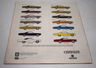 Vtg  1970 Chrysler Auto Dealer Sales Large Booklet Brochure - All Models