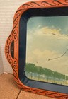 Vintage 1939 New York Worlds Fair Trylon   Perisphere Metal Tray