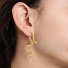 Gold Silver Snake Earrings For Women Vintage Gothic Snake Dangle Earrings Hal   