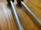 Vintage Ludwig No  2333 Marching Bass Drum Mallets Pair Aluminum Chicago Usa Vtg