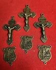 6 Rosary Center   Crucifix St  Saint Michael Archangel  Centerpiece 