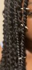 20pcs Silver Double Spike Hair Jewelry For Dreadlocs bohemian butterfly Braids