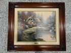 Thomas Kinkade  everett s Cottage  On Canvas Coa