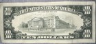 1981   10 Ten Dollar Federal Reserve Note Off Set Mint Error Back To Front