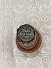 1950   s Pabst Blue Ribbon Mini Brown Bottle Embossed Bottom Original Cap