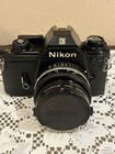 Vintage Nikon Em 35mm Film Camera W 50mm Nikon Lens Series E F 1 18 Very Clean